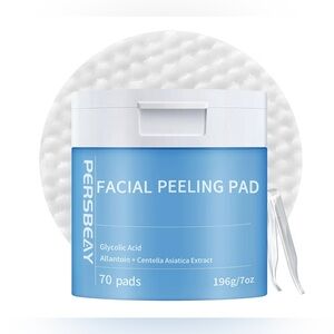 Glycolic Acid Pads, Exfoliating Toner Pads for Facial Radiance set of 2